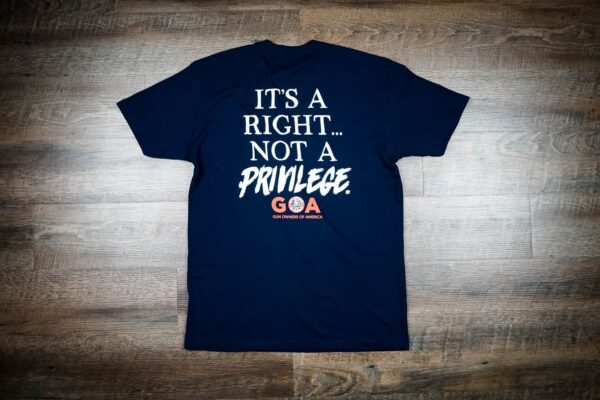 It's a Right, Not a Privilege T-Shirt - Image 3