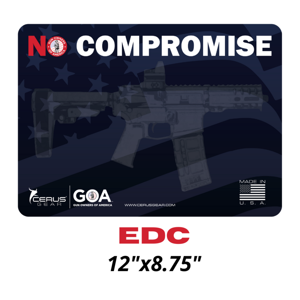 NO COMPROMISE Gun Mat Cerus Gear Gun Owners of America