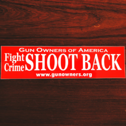 Fight Crime Shoot Back Sticker