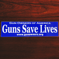 Guns Save Lives Sticker