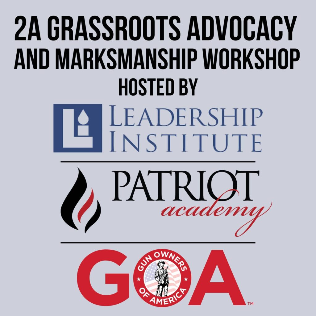 2A Grassroots advocacy and marksmanship workshop event promo