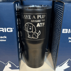 GOA Save A Pup tumbler
