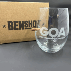 BenShot - GOA Block Logo Wine Glass .308 win