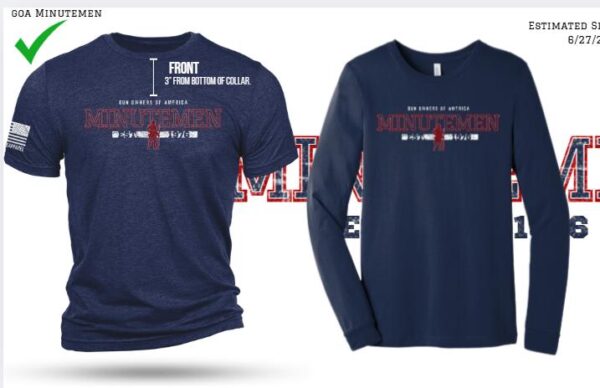 GOA Minuteman Long Sleeve T-Shirt - Image 2