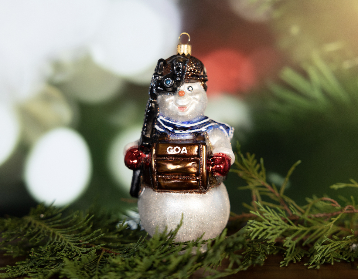 GOA Snow Man Christmas Ornament (2023)