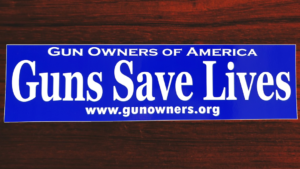 Guns Save Lives Sticker