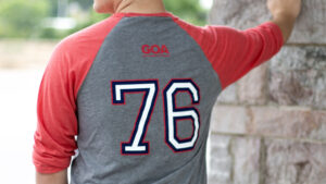 GOA Minutemen Baseball 3/4 sleeve T-Shirt