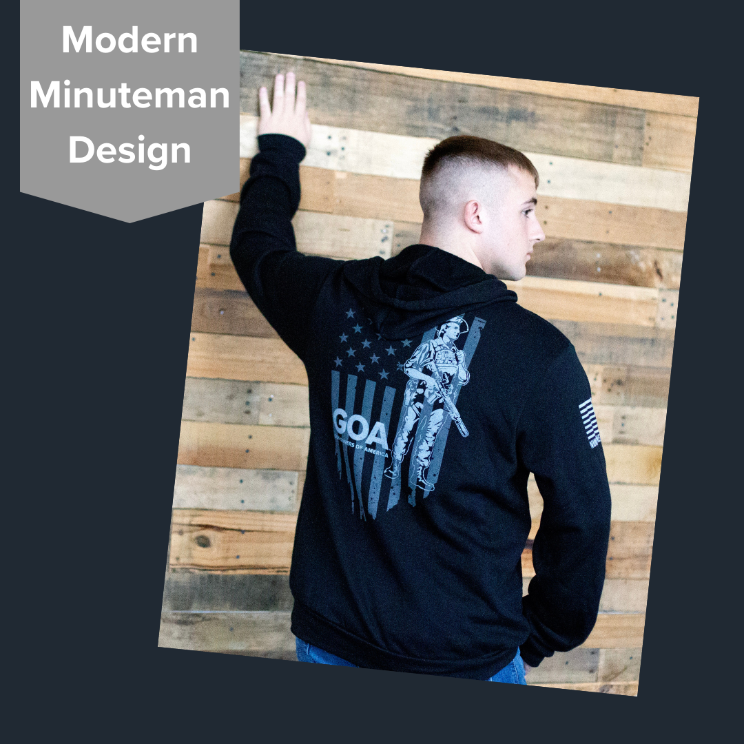 GOA Minuteman -- Full Zip Hoodie