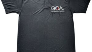 Men's Black GOA Polo Shirt