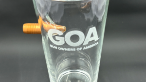 BenShot - GOA Block Logo Pint Glass .50 BMG