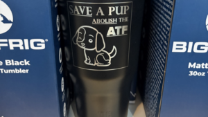GOA Save A Pup tumbler