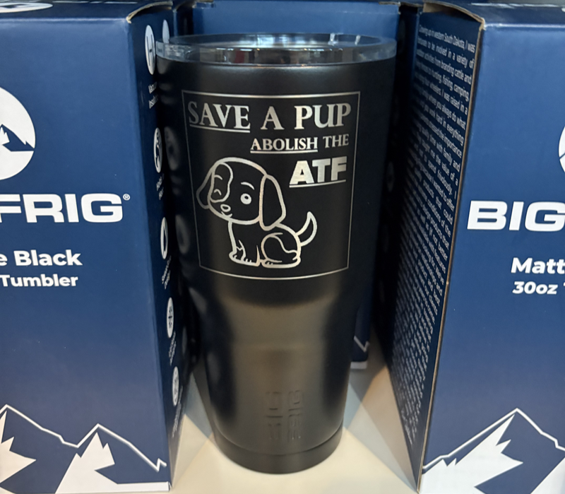 GOA Save A Pup tumbler
