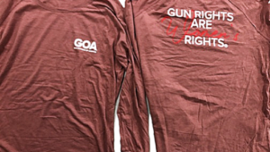 GOA Guns Rights Are Womens Rights T-Shirt